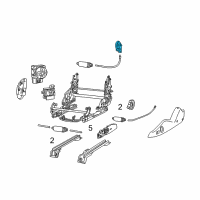 OEM Power Seat Gear Diagram - 68206502AA