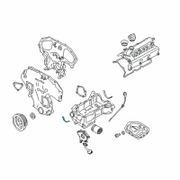OEM Nissan 350Z Gasket-Oil Diagram - 11121-31U00