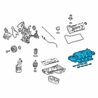 OEM Lexus Manifold Assembly, Intake Diagram - 17120-0S012