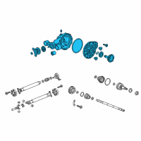 OEM Chevrolet Camaro Differential Assembly Diagram - 84371223