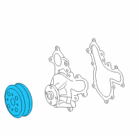 OEM Toyota Tundra Pulley Diagram - 16173-0S010