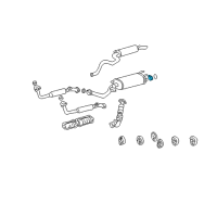 OEM Toyota Clamp Diagram - 17452-50050