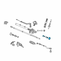 OEM Acura TL Seal Kit A, Power Steering (Rotary Valve) Diagram - 06531-SDA-A02