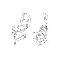 OEM Ford Explorer Seat Heat Switch Diagram - 98AZ-14D694-AA