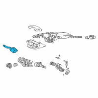 OEM Honda Switch Assembly, Lighting & Turn Signal Diagram - 35255-S5A-A02