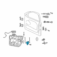 OEM Dodge Latch-Rear Door Diagram - 4589923AH