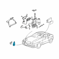 OEM Honda Odyssey Relay Assembly, Power (4P) (Rc-2201) (Mitsuba) Diagram - 39795-SB2-003