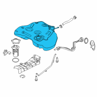 OEM Nissan Fuel Tank Assembly Diagram - 17202-3TA0C