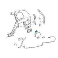 OEM Toyota 4Runner Fuel Door Spring Diagram - 77360-0E010