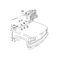 OEM Chevrolet S10 AC Relay Diagram - 19118886