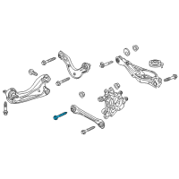 OEM Honda Insight Bolt, Flange 12X77 Diagram - 90180-TBA-A00