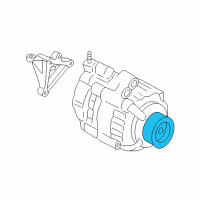 OEM Acura ILX Pulley Diagram - 31141-RAA-A01