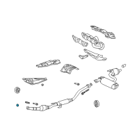 OEM Lexus Gasket, Exhaust Pipe Diagram - 17451-0D040