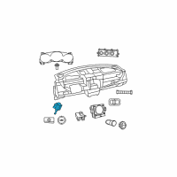OEM Jeep Switch-Stop Lamp Diagram - 56054001AD