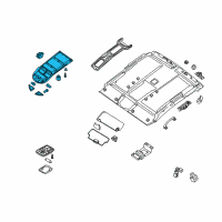 OEM Nissan Lamp Assembly-Map Diagram - 26430-ZR10A