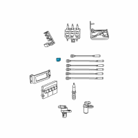 OEM Chrysler Ignition Capacitor Diagram - 4606866AA