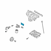 OEM Ford Adapter Gasket Diagram - K2GZ-6840-A