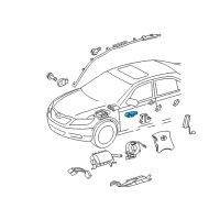 OEM Toyota Camry Occupant Sensor Diagram - 89178-06030