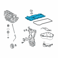OEM Lexus Cover Sub-Assembly, Cylinder Diagram - 11201-0V010