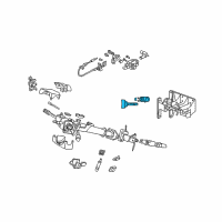 OEM Jeep Cylinder Lock-Ignition Lock Diagram - 4897986AA