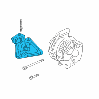 OEM Acura Bracket, Engine Side Mounting Diagram - 11910-RX0-A00