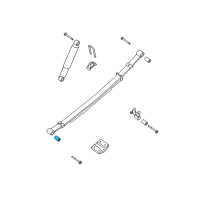 OEM Nissan Titan BUSHNG Rear Suspension Diagram - 55045-9FM0A