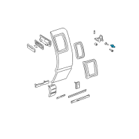 OEM Chevrolet S10 Frame Bearing Diagram - 15005920