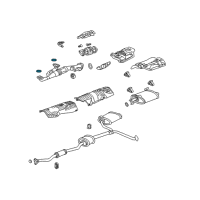 OEM Honda Accord Gasket, Exhuast Pipe (Ishino) Diagram - 18212-SA7-003