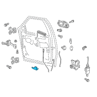 OEM Ford Handle, Inside Diagram - 8L1Z-7821819-A