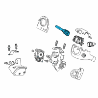 OEM Honda Pilot Switch Assembly, Lighting&Tur Diagram - 35255-T2A-X42