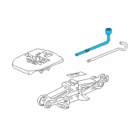 OEM Acura TSX Wrench, Wheel Diagram - 89211-SYP-003
