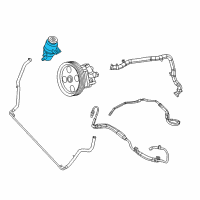 OEM Chrysler Reservoir-Power Steering Fluid Diagram - 4743676AD