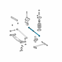 OEM Toyota Camry Rear Lateral Arm Diagram - 48740-AA020