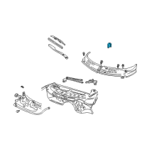 OEM Chevrolet Camaro Cap, Windshield Wiper Arm Finish Diagram - 22155370