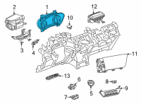 OEM Buick Cluster Diagram - 84991101
