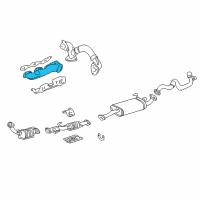 OEM Toyota 4Runner Exhaust Manifold Diagram - 17142-62110