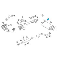 OEM Toyota Tailpipe Extension Diagram - SU003-05273