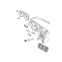 OEM Ford Mustang Lighter Assembly Diagram - F7SZ-15052-AA