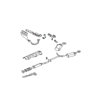 OEM Oldsmobile Cross Over Seal Diagram - 1647558