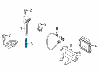 OEM Kia Spark Plug Assembly Diagram - 1886808095