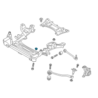 OEM BMW Self-Locking Collar Nut Diagram - 33-30-6-760-349