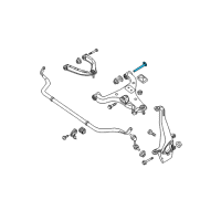 OEM Nissan Frontier Pin-Transverse Link Diagram - 54580-7S000