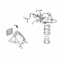 OEM Chrysler 300M Sensor-Crankshaft Position Diagram - 4727451AA