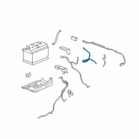 OEM Cadillac Battery Cable Diagram - 20771932