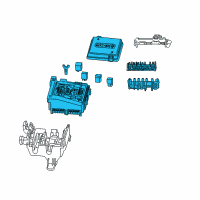 OEM Chevrolet Fuse & Relay Box Diagram - 84500351