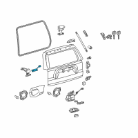 OEM Toyota 4Runner Switch Assembly Diagram - 84840-35010