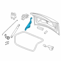 OEM Chevrolet Impala Hinge Diagram - 25964302