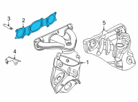 OEM Nissan Gasket-Exhaust Manifold Diagram - 14036-5TC0A