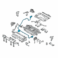 OEM Hyundai Ioniq Wiring Assembly-Battery Diagram - 91850-G2500