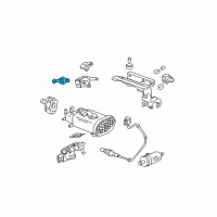 OEM Honda Civic Valve Assembly, Pcv Diagram - 17130-PND-A01